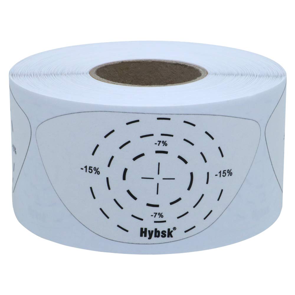 Hybsk Golf Impact Labels Golf Standard OS-Wood Roll 200 Per Roll
