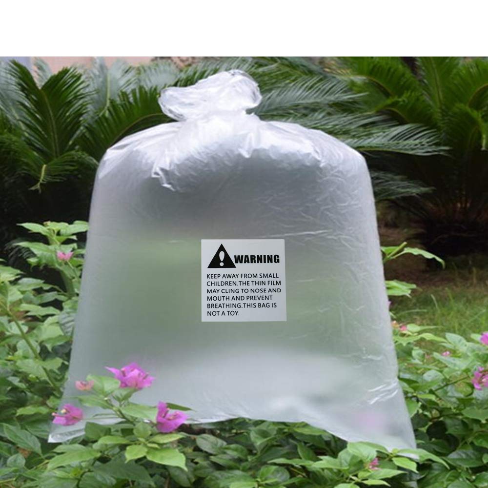 Hybsk 2x2 inch Warning Labels for Poly Bags and Packaging |Stickers Adhesive Label 500 Per Roll