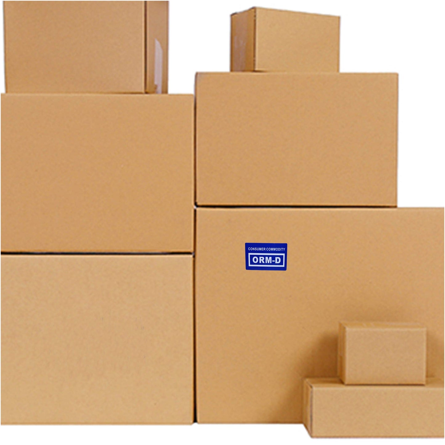 Hybsk 1" x 2" Blue "Consumer Commodity ORM-D" Label Total 500 Labels Per Roll