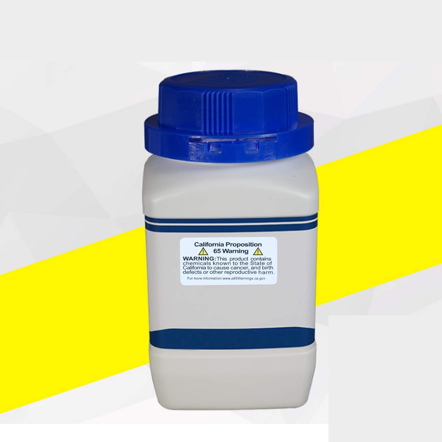 Hybsk California Proposition 65 Warning Labels, 2x1 Inch 500 Labels, Self Adhesive Chemicals Notice Stickers, P65 Health Alert Sign