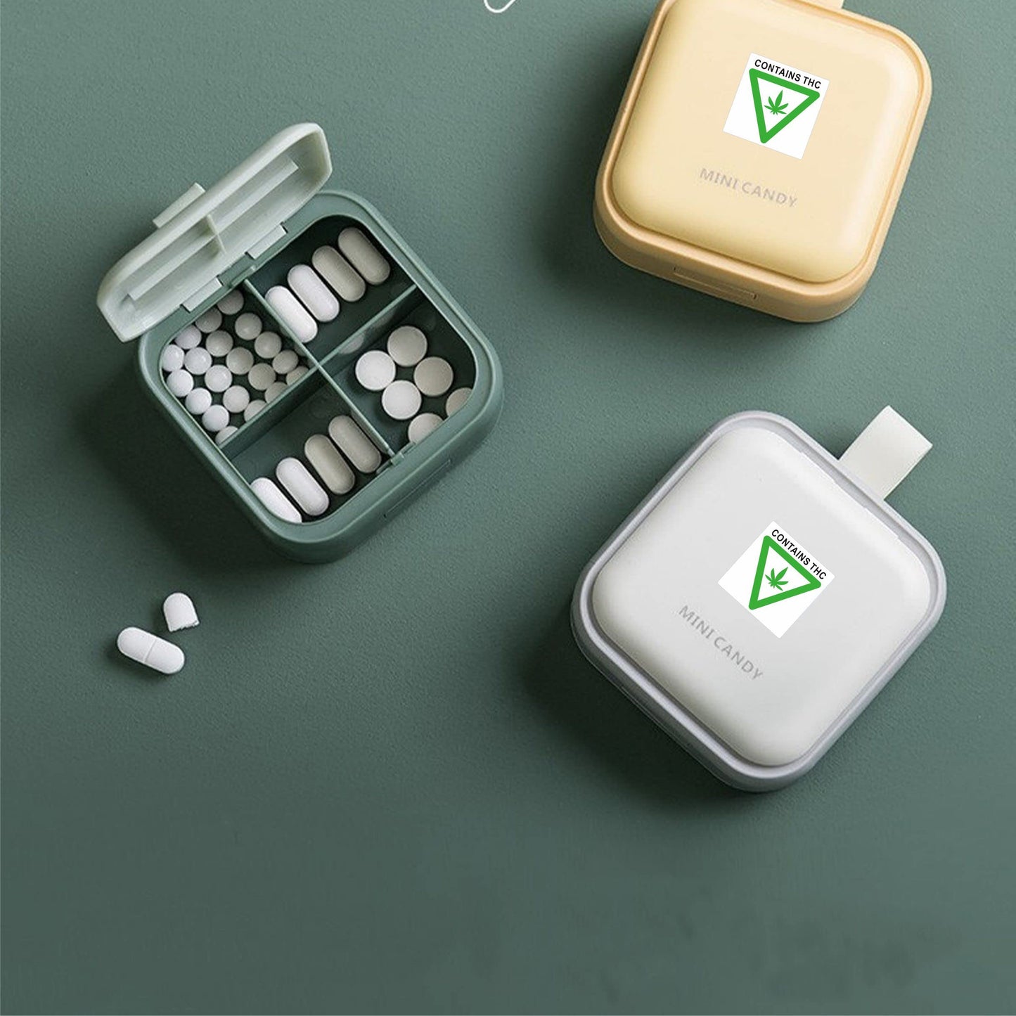 Hybsk Massachusetts & Maine Universal Symbol Compliant Identification Labels-1,000 Labels on a Roll