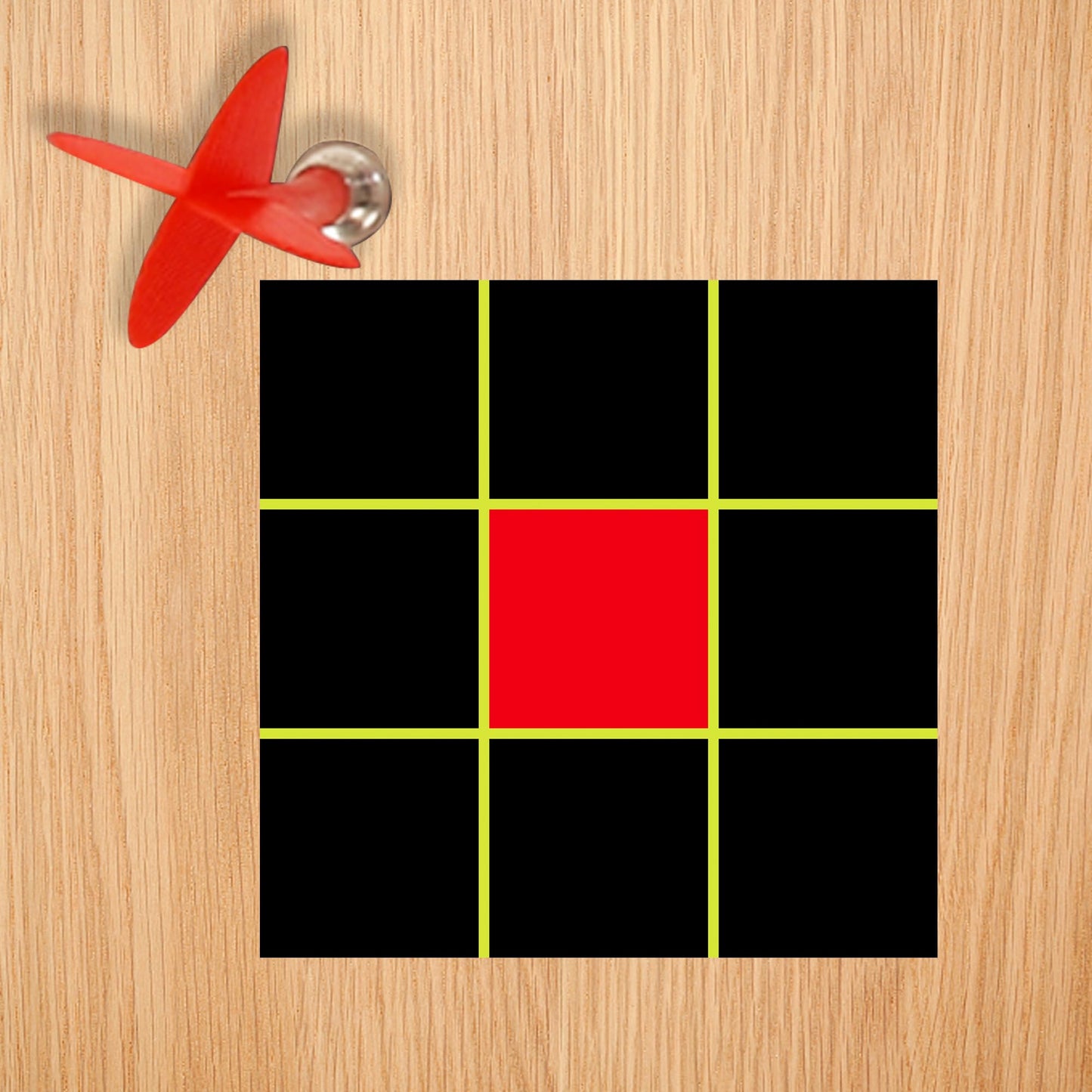 Hybsk Shooting Targets 3 Inch Square Target Stickers 100 pcs Self Adhesive Target Roll for Indoor and Outdoor Range – BB, Pellet, Airsoft, Rifle