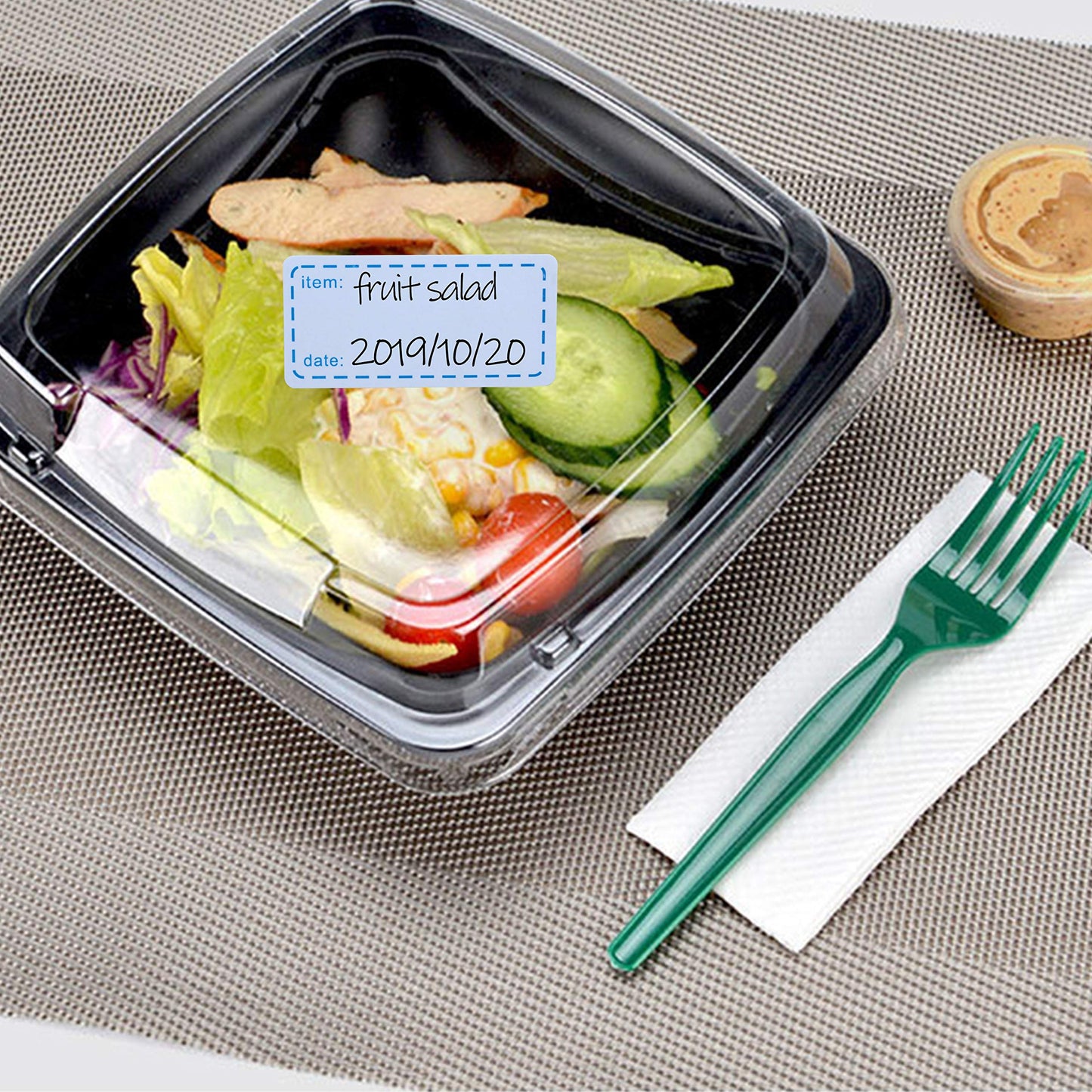 Hybsk 1 x 2 Inch Freezer Labels Food Storage Labels Freezer & Refrigerator Labels Total 500 Per Roll