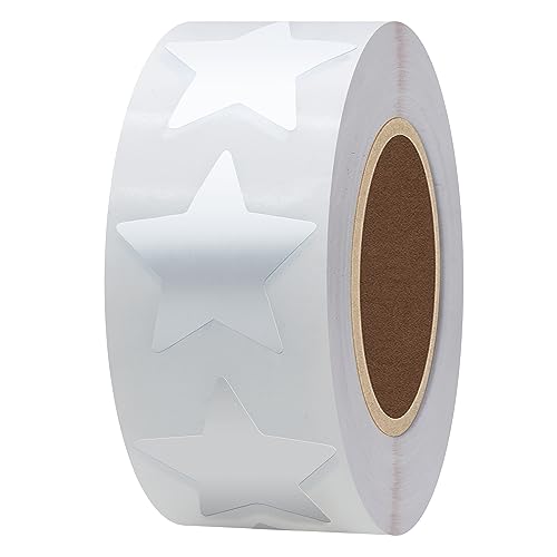 Hybsk 1" Gold Star Shape Paper Stickers Packaging Seals Tag Total 500 Labels Per Roll