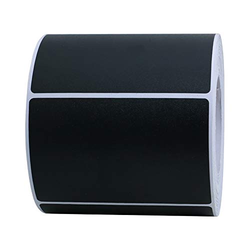 Hybsk 3"x2" Chalkboard Labels Waterproof Blackboard Vinyl PVC Labels/Write On Labels - 300 Labels Per Roll