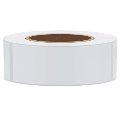 Hybsk 1x3 Inch Color-Code Labels White Gloss Sticker Rectangle 500 Labels Per Roll