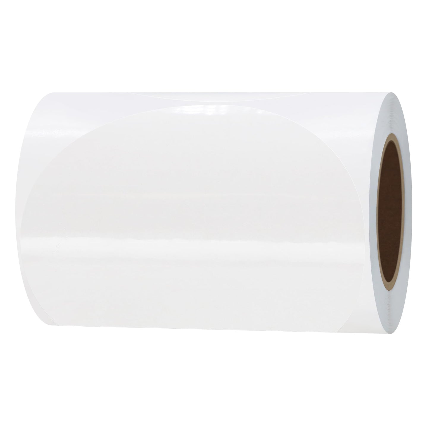 Hybsk Clear Seal Sticker Labels 1" Round Circle Wafer Stickers/Labels 1,000 Per Roll (1 roll)