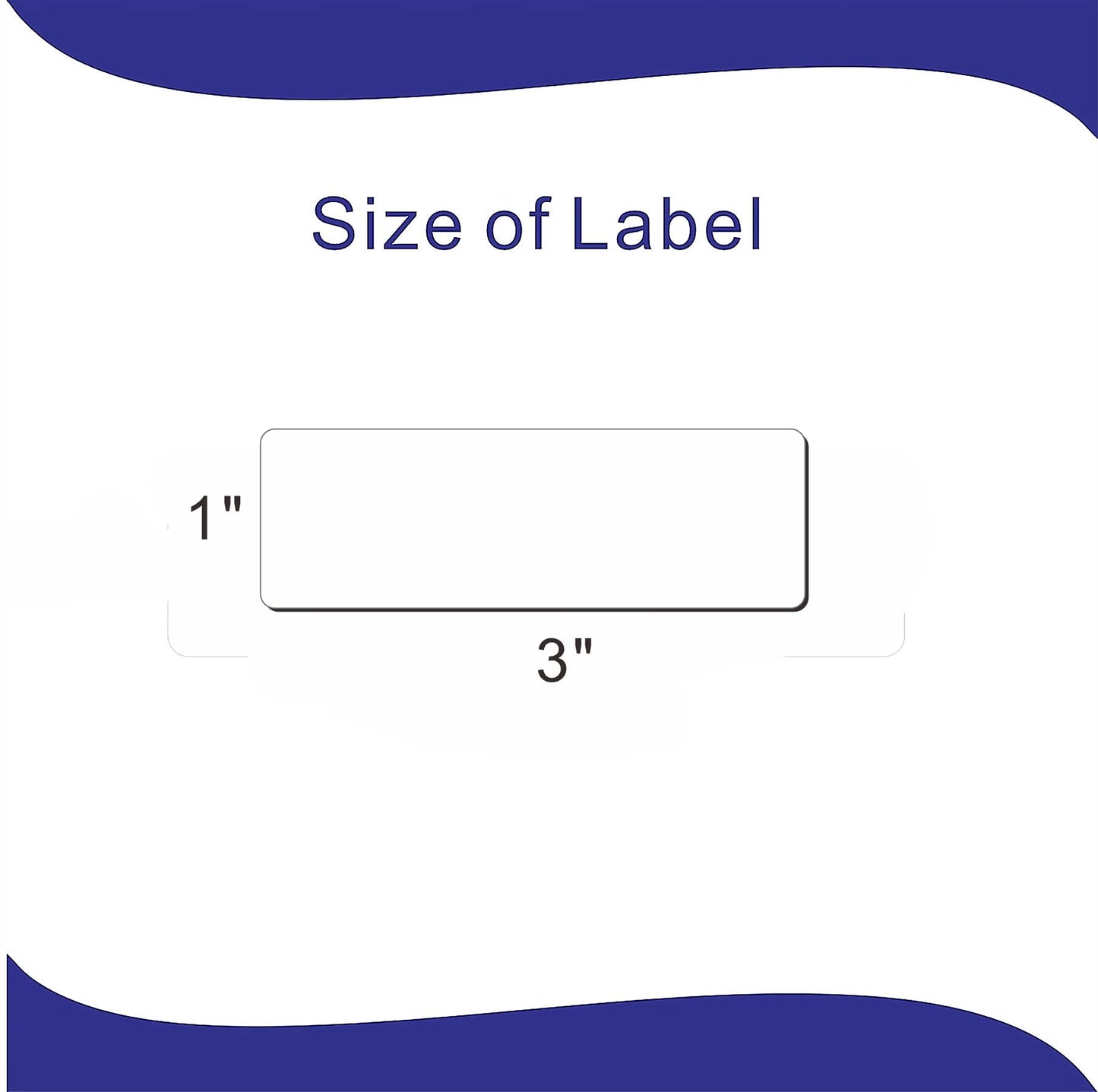 Hybsk Rectangle Removable Labels for Jars Containers Pantry Stickers- No Messy Residue After Use with Easy Write Surface