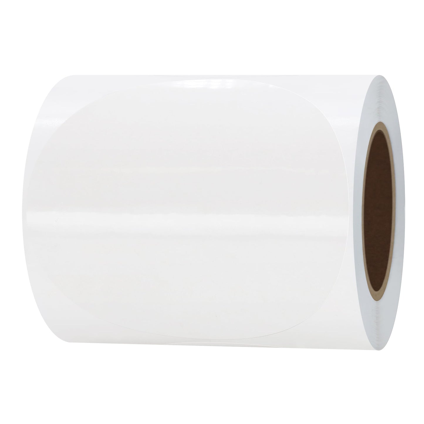 Hybsk Clear Seal Sticker Labels 1" Round Circle Wafer Stickers/Labels 1,000 Per Roll (1 roll)