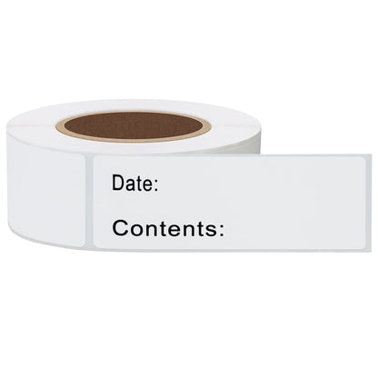 Hybsk Freezer Labels Food Storage Labels Freezer & Refrigerator Labels 1 x 3 Inch Adhesive Label 300 Per Roll