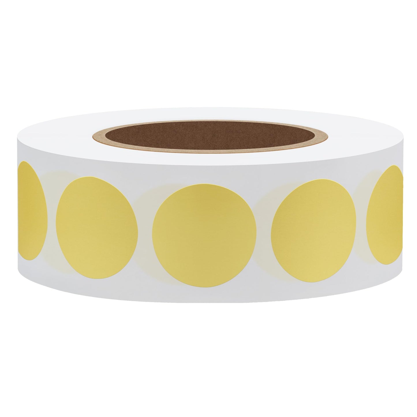 Hybsk Gold Labels 3/4 Inch Round Permanent Color-Code Dot Stickers, 1000 per Roll