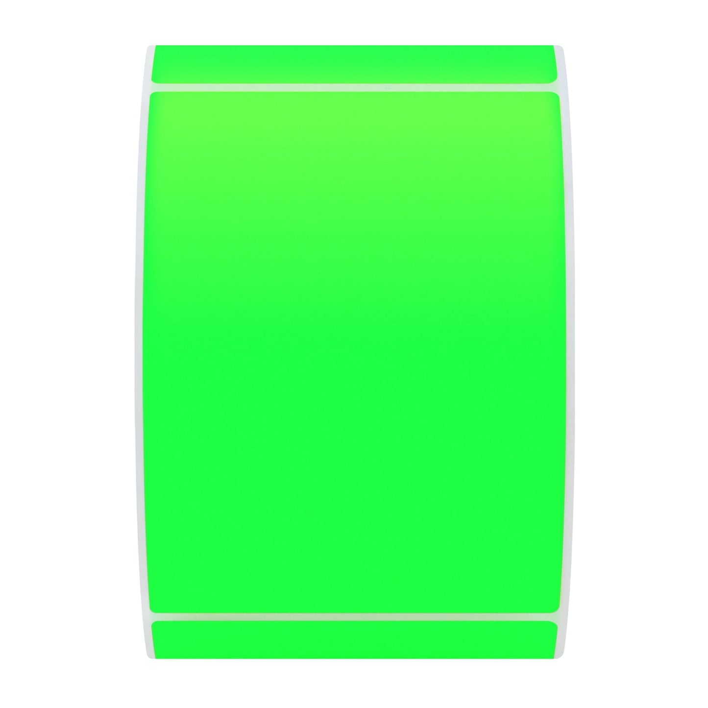 Fluorescent Green Color Code Hybsk 2x3 Inch Color Code Labels