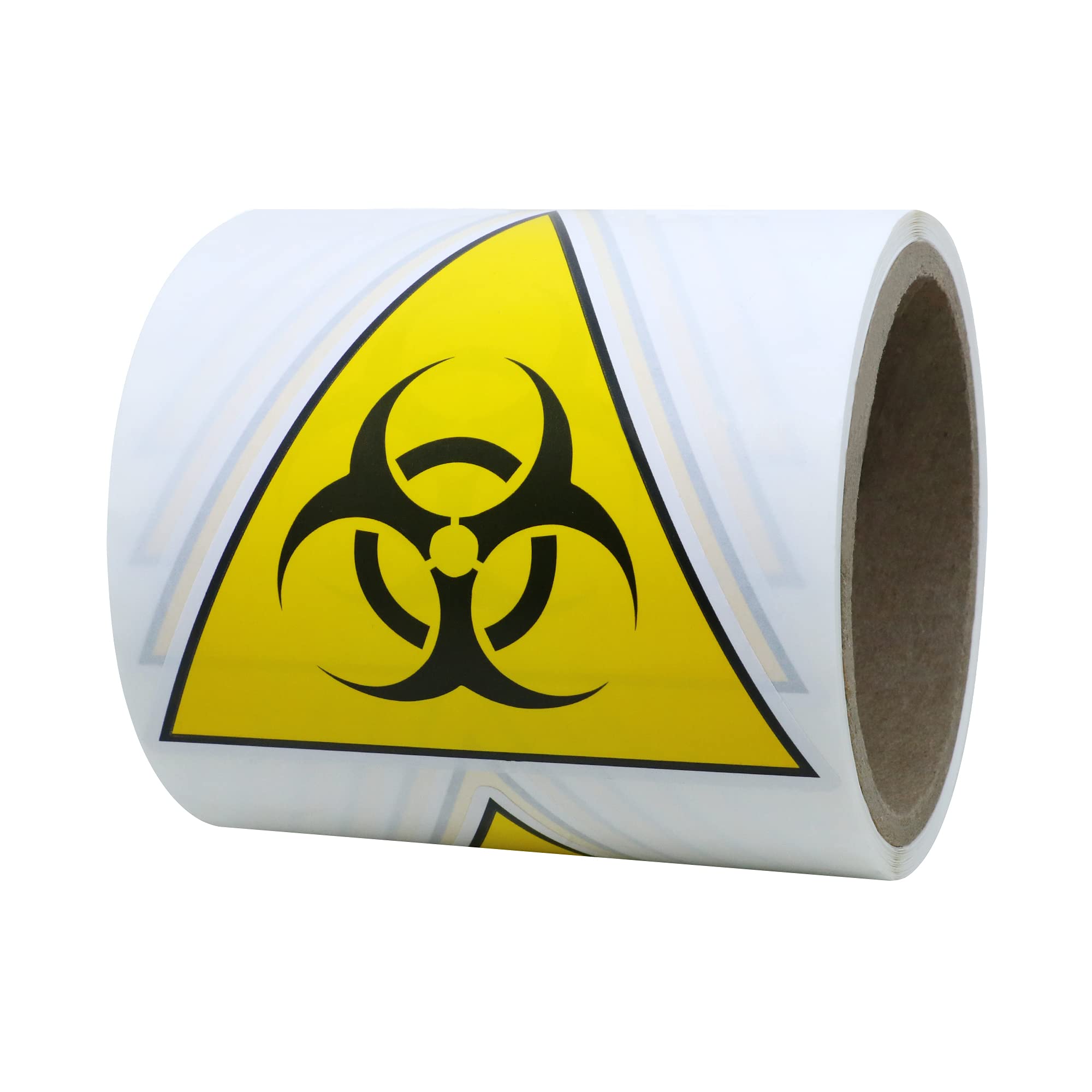Hybsk Biological Hazard (Biohazard) Risk Warning Triangle Sticker 4 in ...