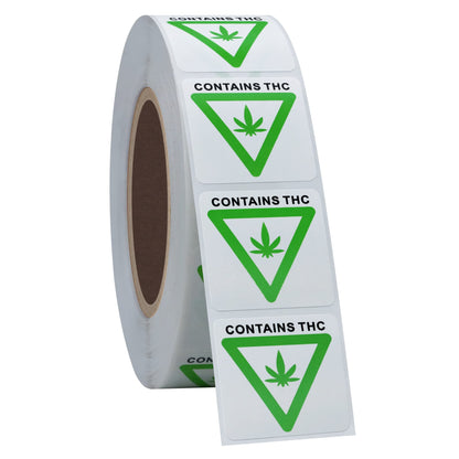 Hybsk Massachusetts & Maine Universal Symbol Compliant Identification Labels-1,000 Labels on a Roll