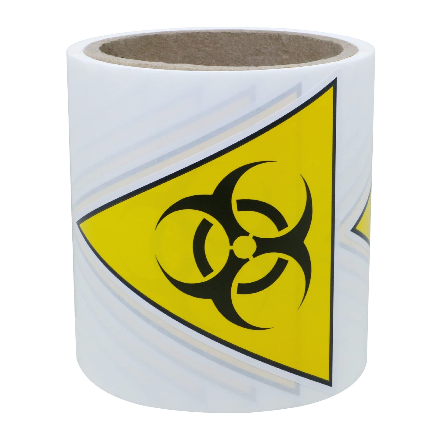 Hybsk Biological Hazard (Biohazard) Risk Warning Triangle Sticker 4 inch