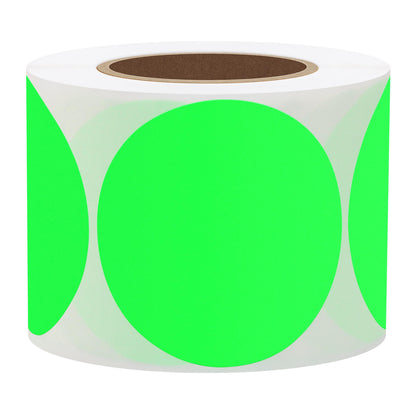 Hybsk Gold Labels 2" Round Color Coding Dots Stickers Adhesive Label 300 Per Roll