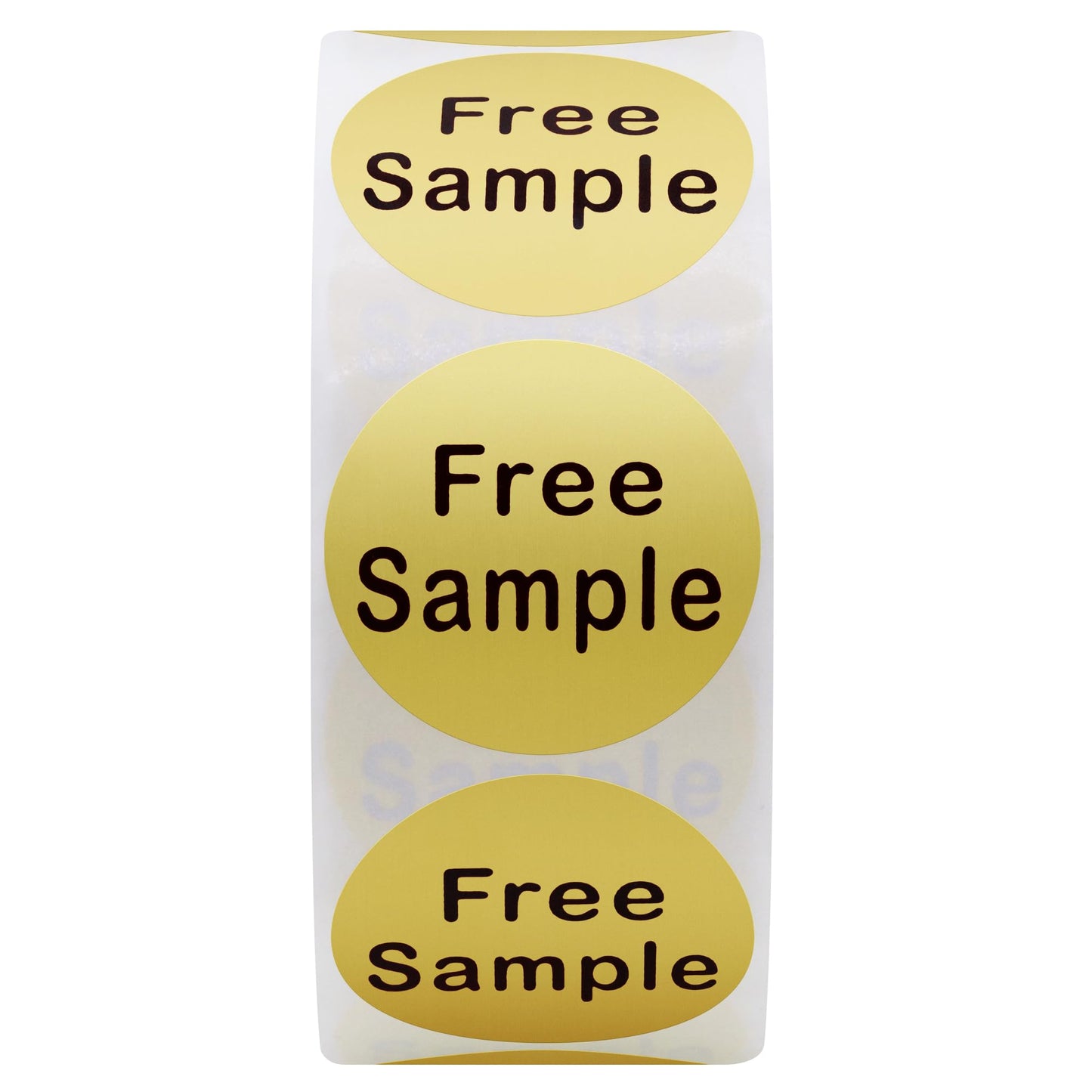 Hybsk Free Sample Stickers 1 Inch Round Retail Store Sale Displays Adhesive Labels for Inventory Control Total 500 Per Roll