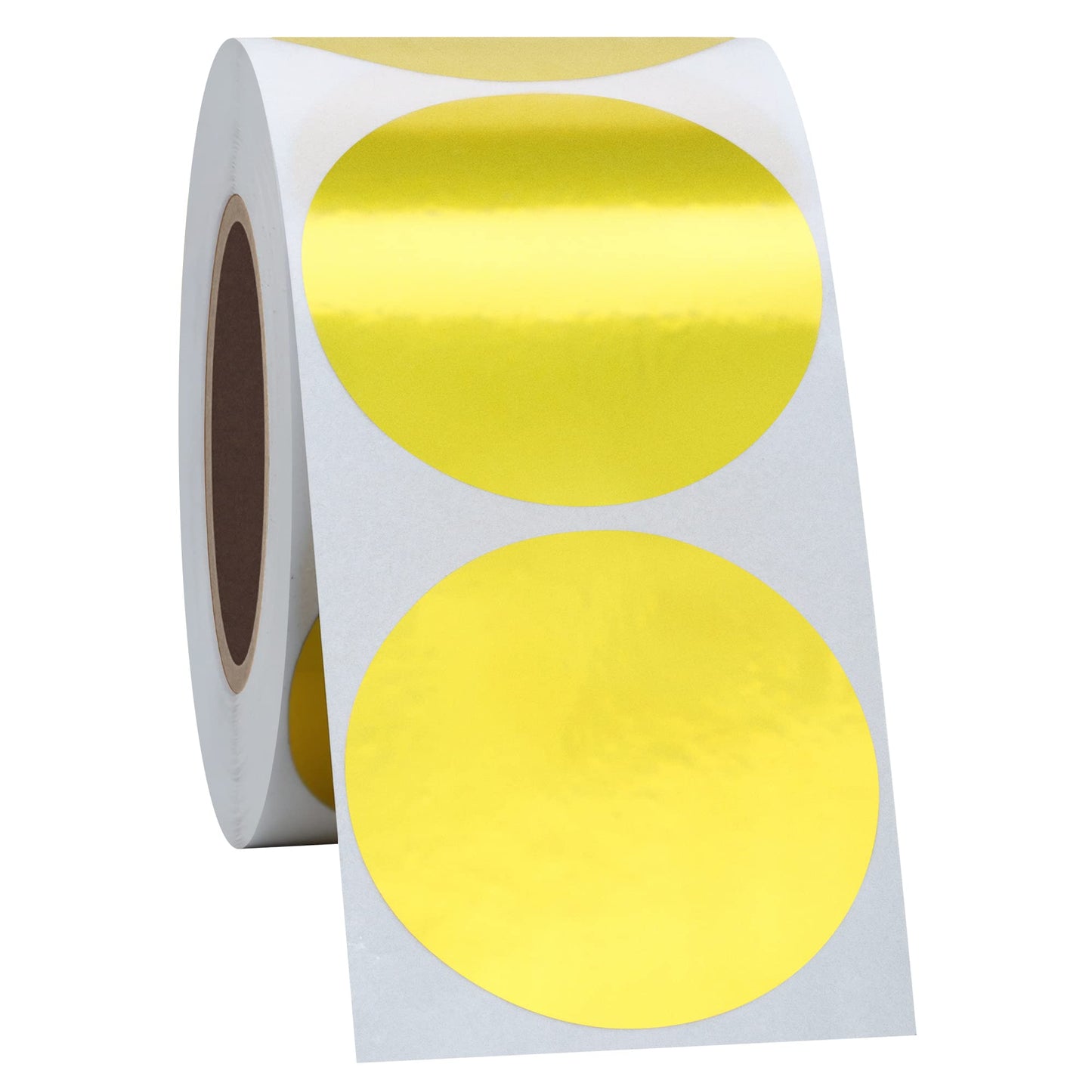 Hybsk Gold Direct Thermal Labels for Shipping, Barcodes, Address, Compatible with Rollo Label Printer & Zebra Desktop Printers