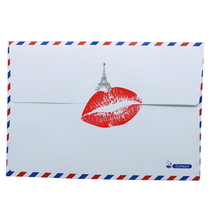 Hybsk Red Kissing Lips Removable Body Stickers Total 300 Per Roll