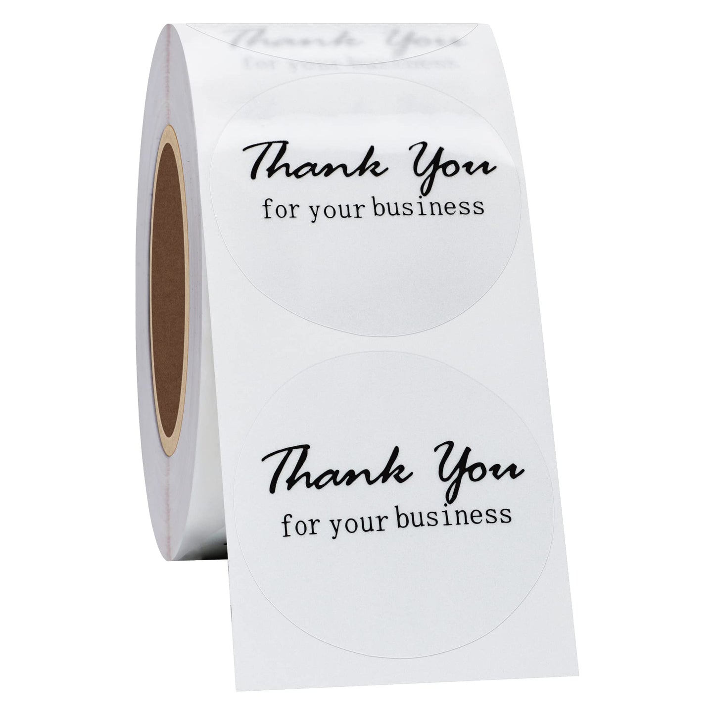 Hybsk Thank You for Your Business Stickers Gold Foil 1.5" Round Total 500 Labels Per Roll