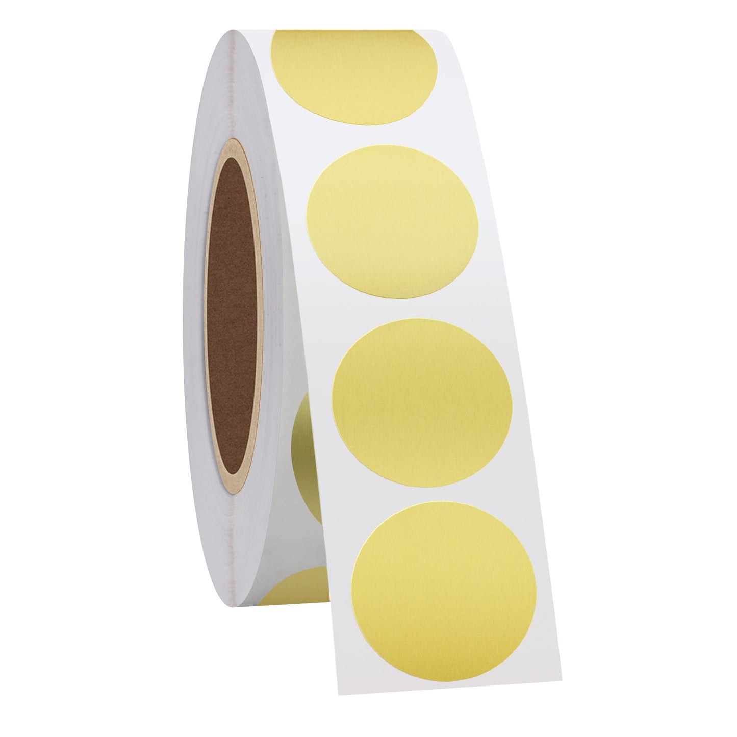 Hybsk Gold Labels 3/4 Inch Round Permanent Color-Code Dot Stickers, 1000 per Roll