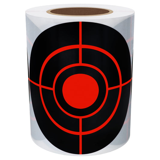 Hybsk 3 inch Targets for Shooting with Fluorescent Yellow Impact, Shooting Targets for BB Pellet Airsoft Guns