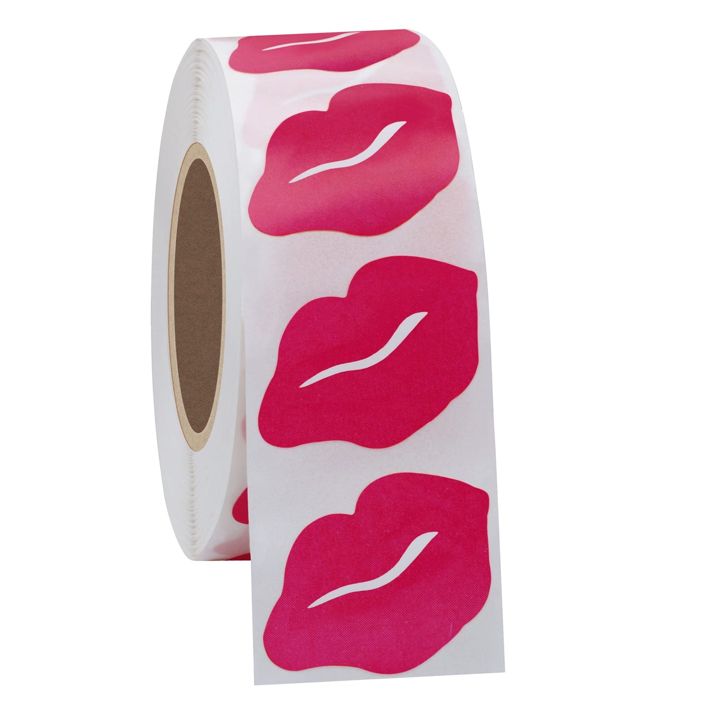 Hybsk Kissing Lips Removable Body Stickers Total 1,000 Per Roll