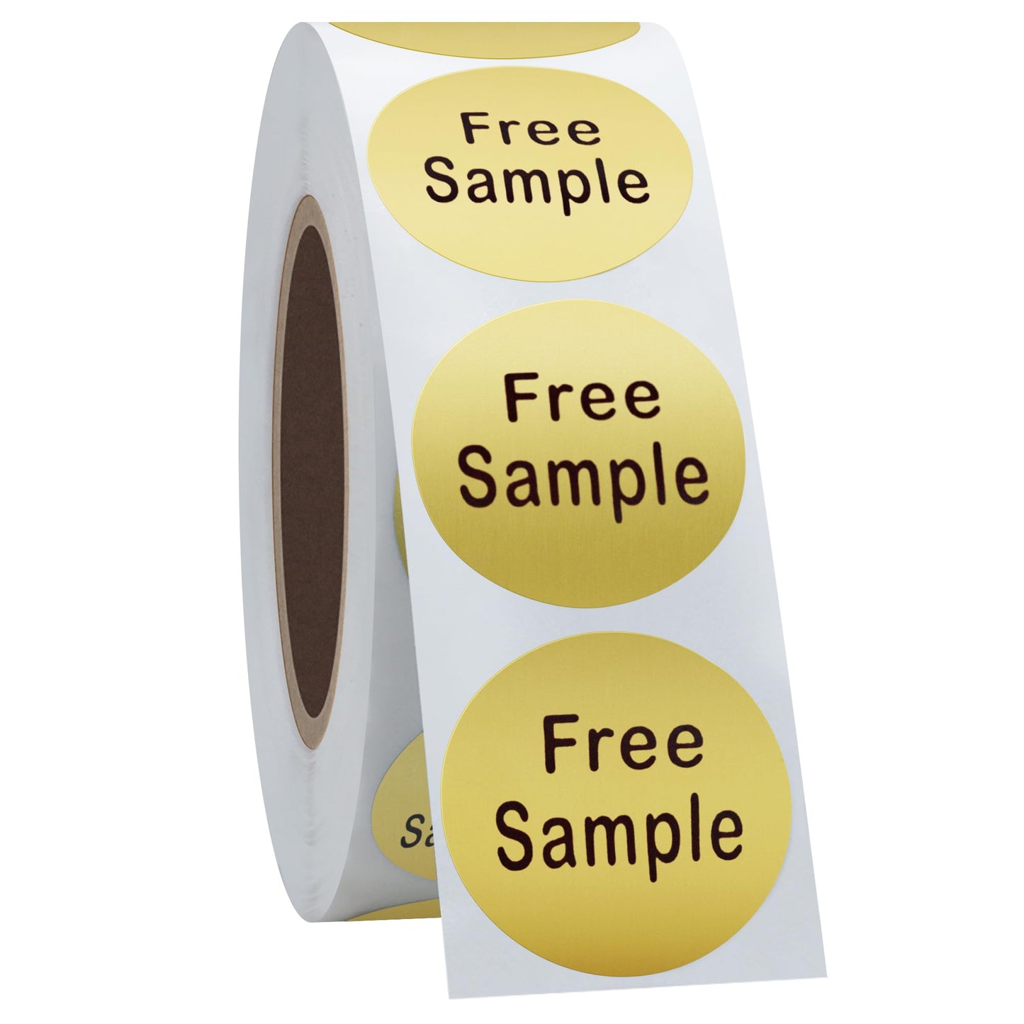 Hybsk Free Sample Stickers 1 Inch Round Retail Store Sale Displays Adhesive Labels for Inventory Control Total 500 Per Roll