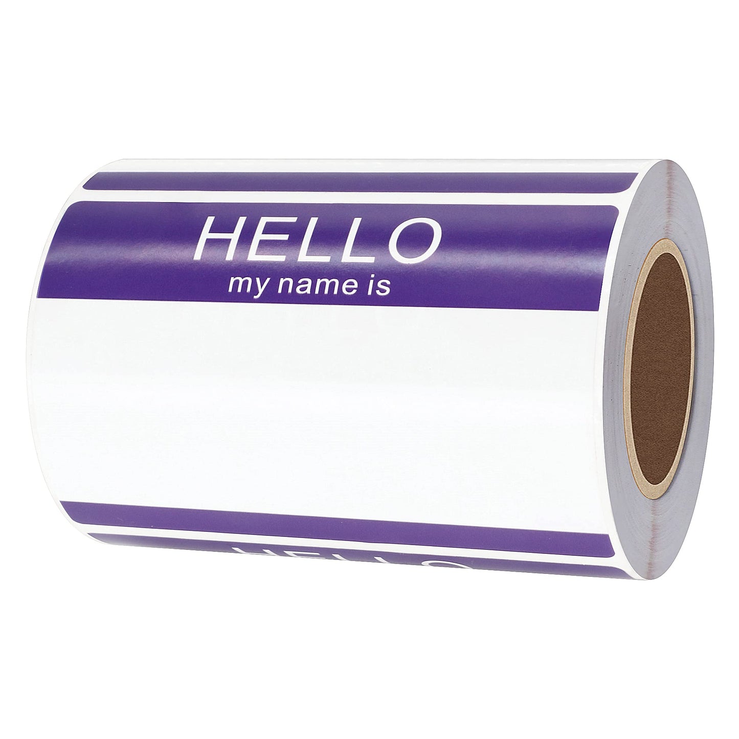 Hybsk Hello My Name is Blue Name Tag Identification Stickers 3-1/2” x 2-3/8” Total 200 Labels Per Roll