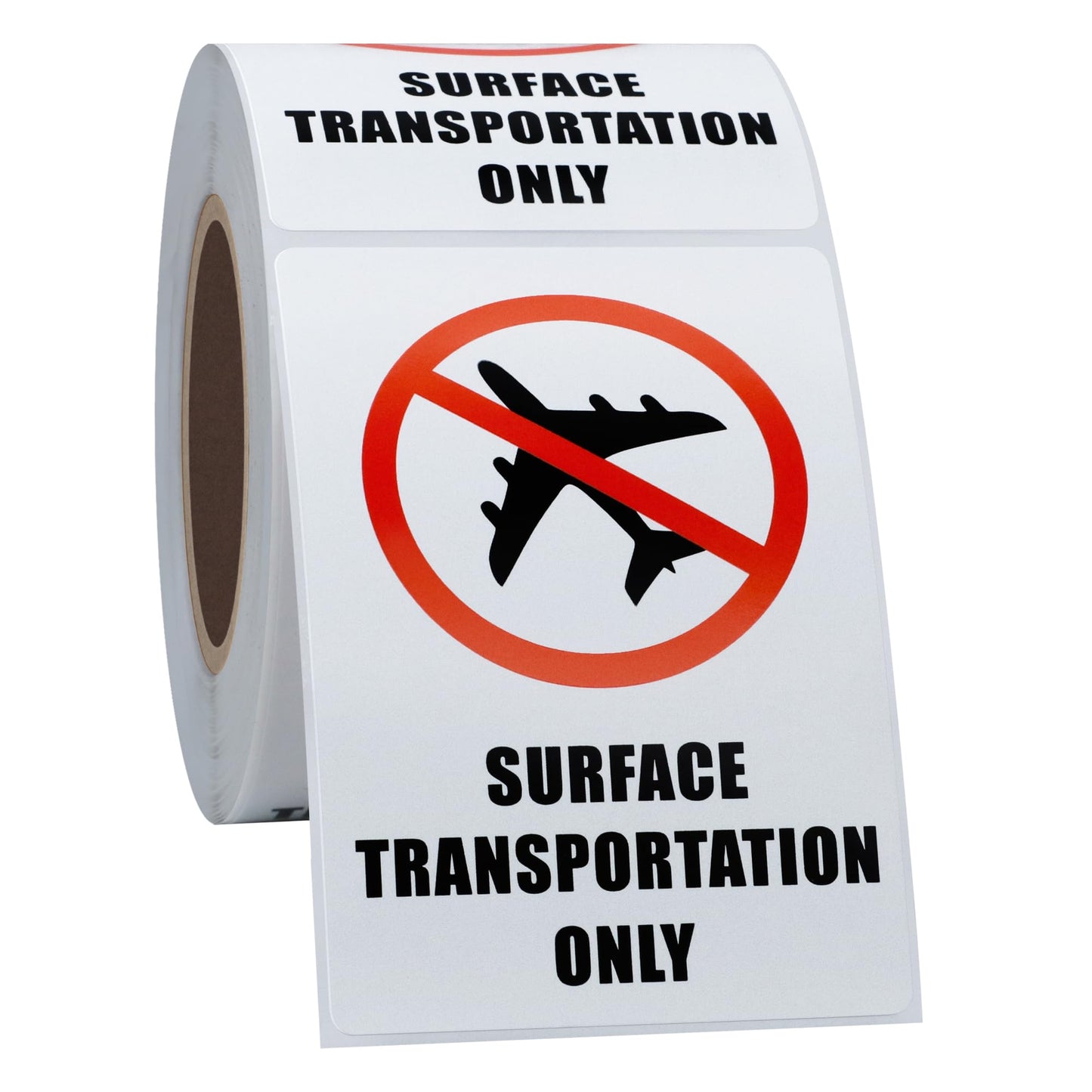 Hybsk 2x3 Inch Surface Transportation ONLY DOT Warning Labels Stickers Total 300 Labels Per Roll