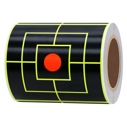 Hybsk 4 inch Target Stickers Reactive Targets Shooting Targets with Impact for BB Pellet Airsoft Guns