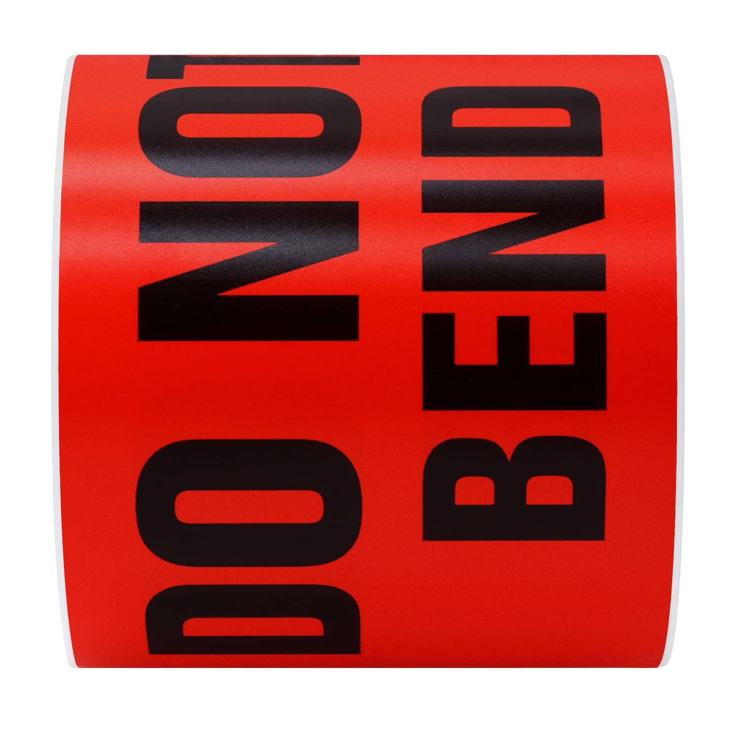 Hybsk 3x5 inch Do Not Bend Warning Stickers Adhesive Label 100 Per Roll