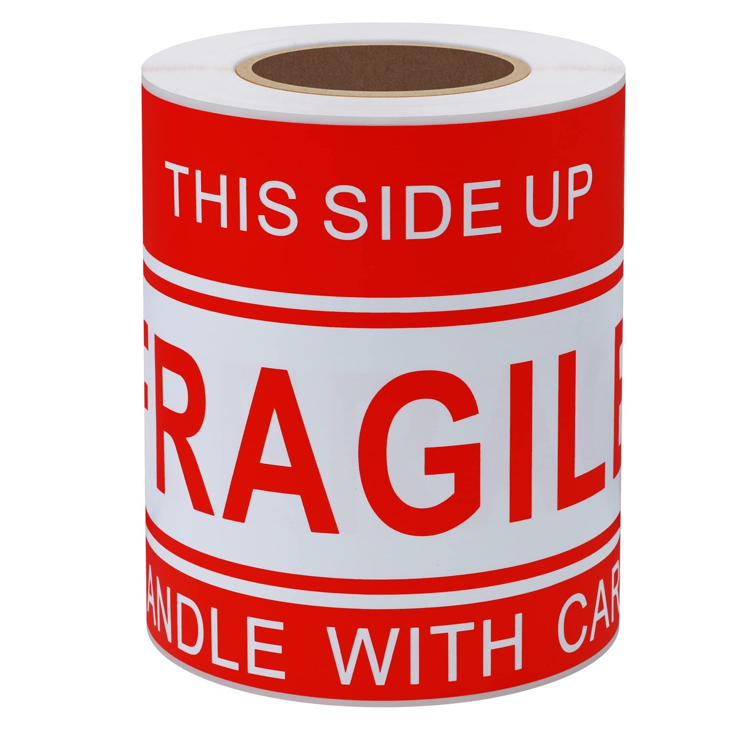 Hybsk 2"*3" Handle with Care This Side Up Fragile Stickers Adhesive Label 300 Per Roll