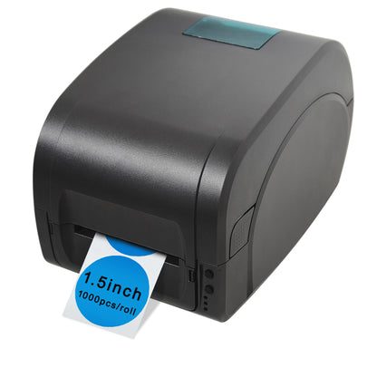 Hybsk 2 inch Circle Color Direct Thermal Stickers Shipping Labels for Barcodes, Name Tag, DIY Logo Design, Inventory– Compatible with Zebra, Rollo, Munbyn, and More-750 pcs per Roll