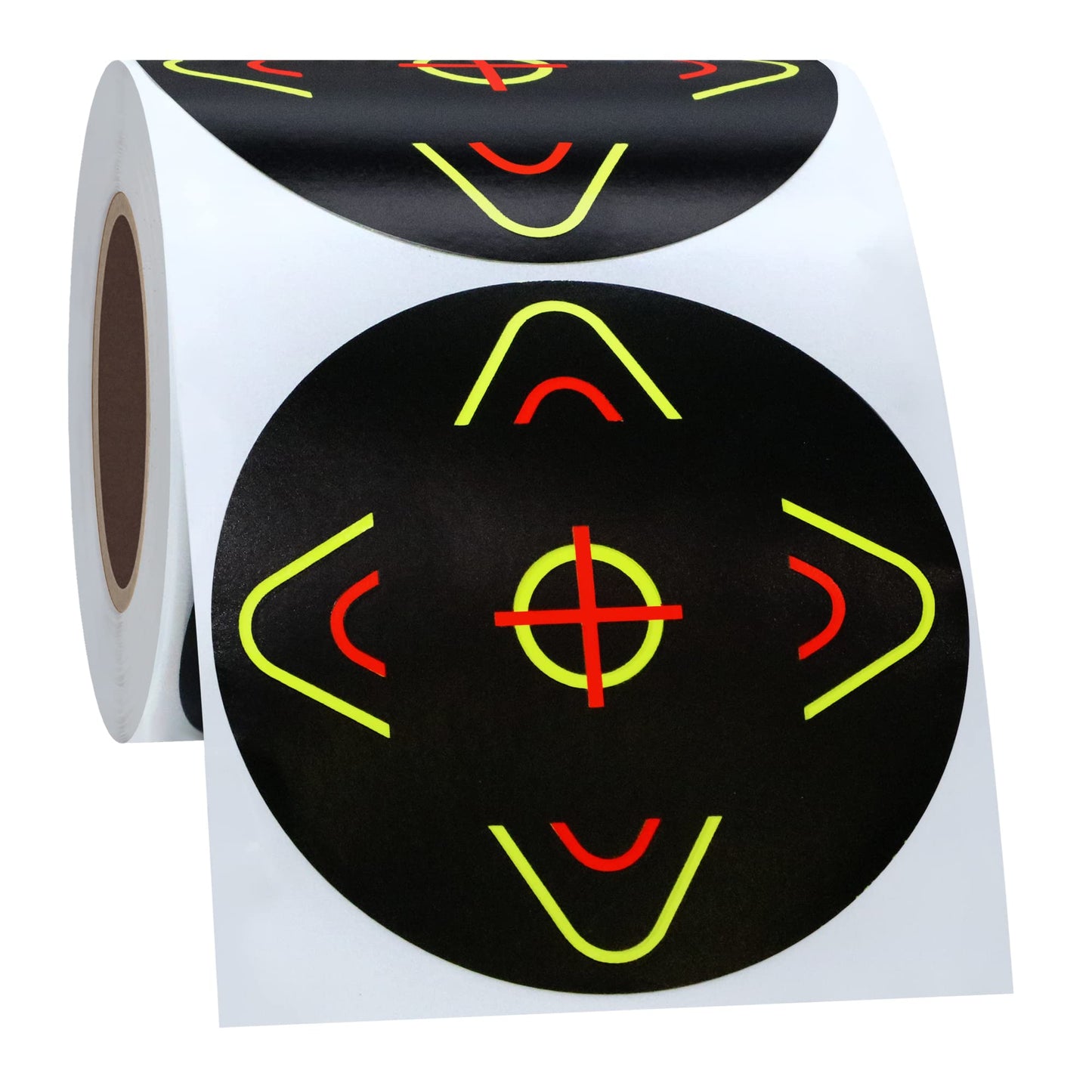 Hybsk 3 inch Splatter Target Stickers Reactive Targets for Shooting with Fluorescent Yellow Impact, Shooting Targets for BB Pellet Airsoft Guns