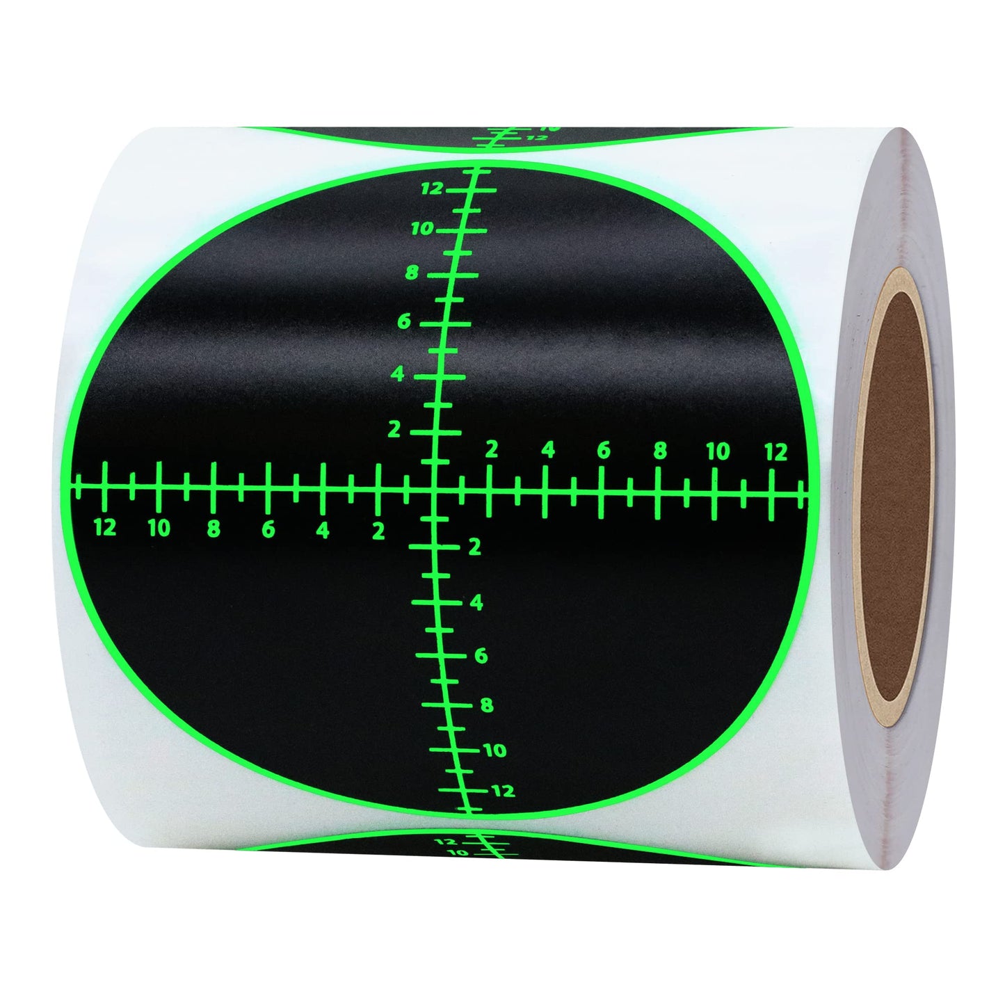 Hybsk Splatter Target Stickers 3 inch Reactive Targets for Shooting with Fluorescent Green Impact, Shooting Targets for BB Pellet Airsoft Guns