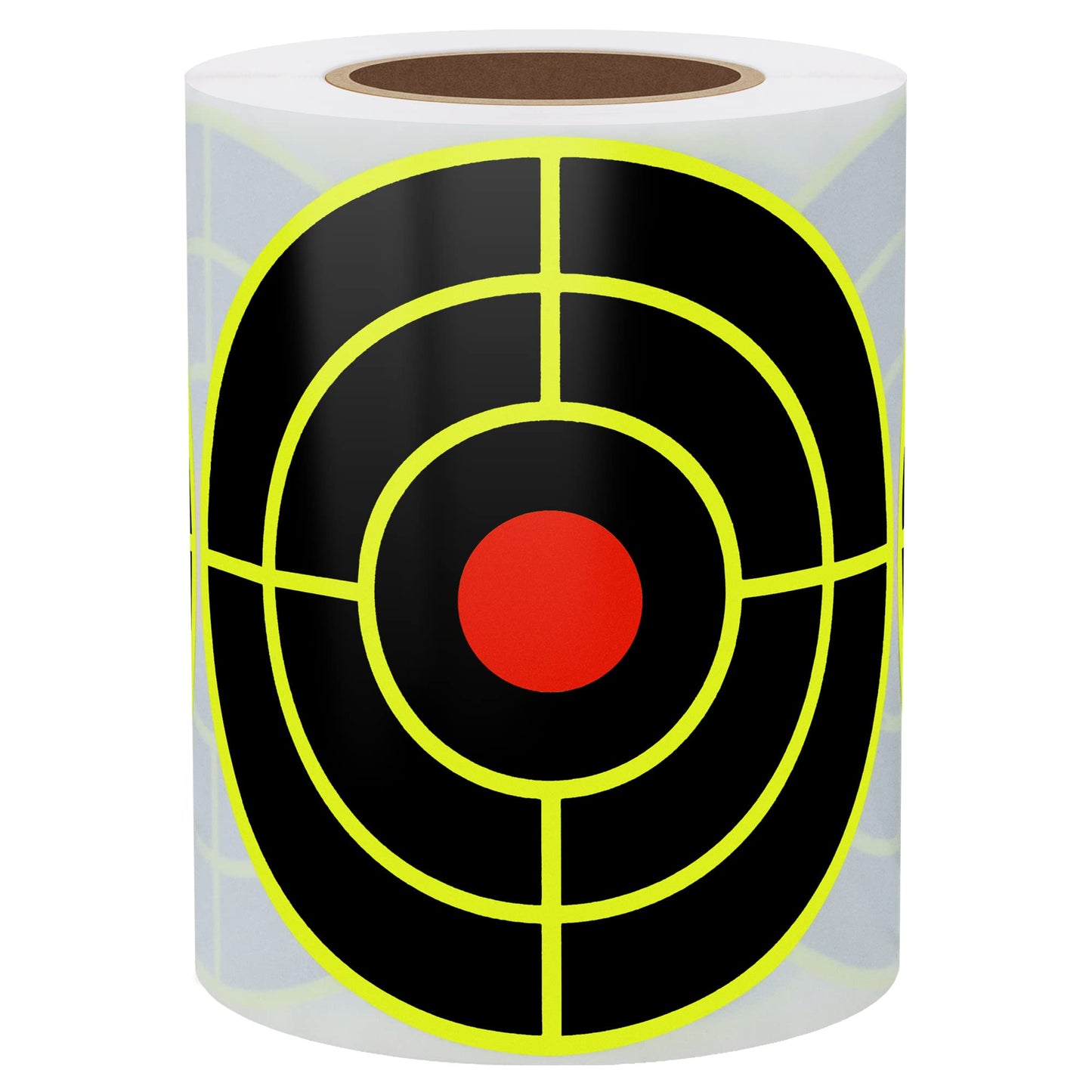 Hybsk 3 inch Targets for Shooting with Fluorescent Yellow Impact, Shooting Targets for BB Pellet Airsoft Guns