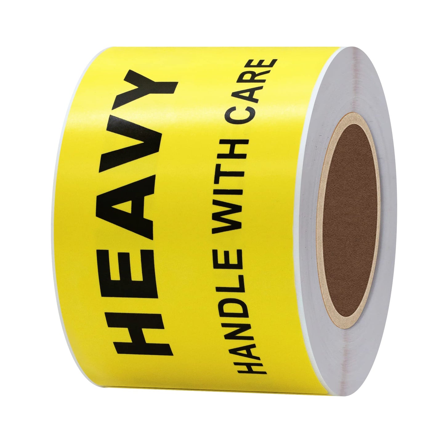 Hybsk 2x4 inch Yellow Heavy Handle with Care Special Handling Shipping Labels Stickers Total 200 Adhesive Labels Per Roll