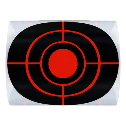 Hybsk 3 inch Targets for Shooting with Fluorescent Yellow Impact, Shooting Targets for BB Pellet Airsoft Guns