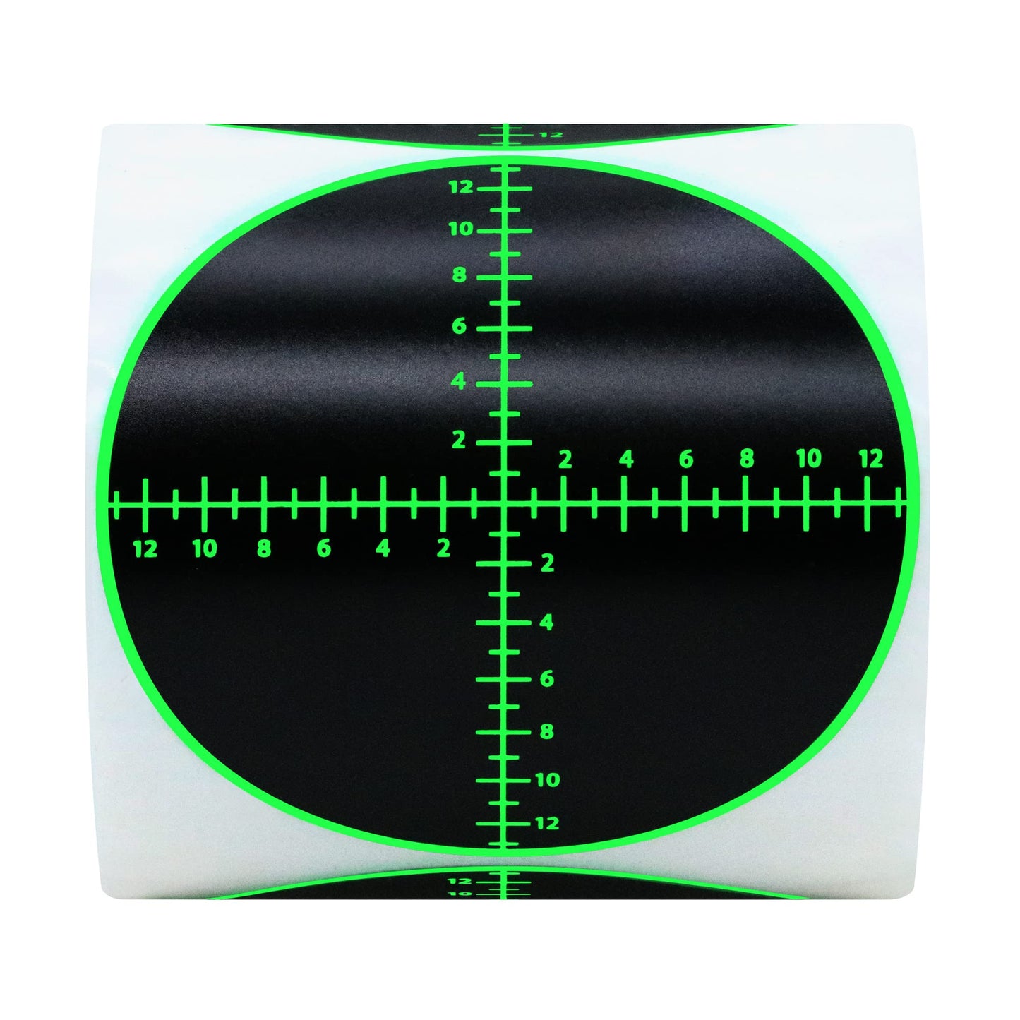 Hybsk Splatter Target Stickers 3 inch Reactive Targets for Shooting with Fluorescent Green Impact, Shooting Targets for BB Pellet Airsoft Guns