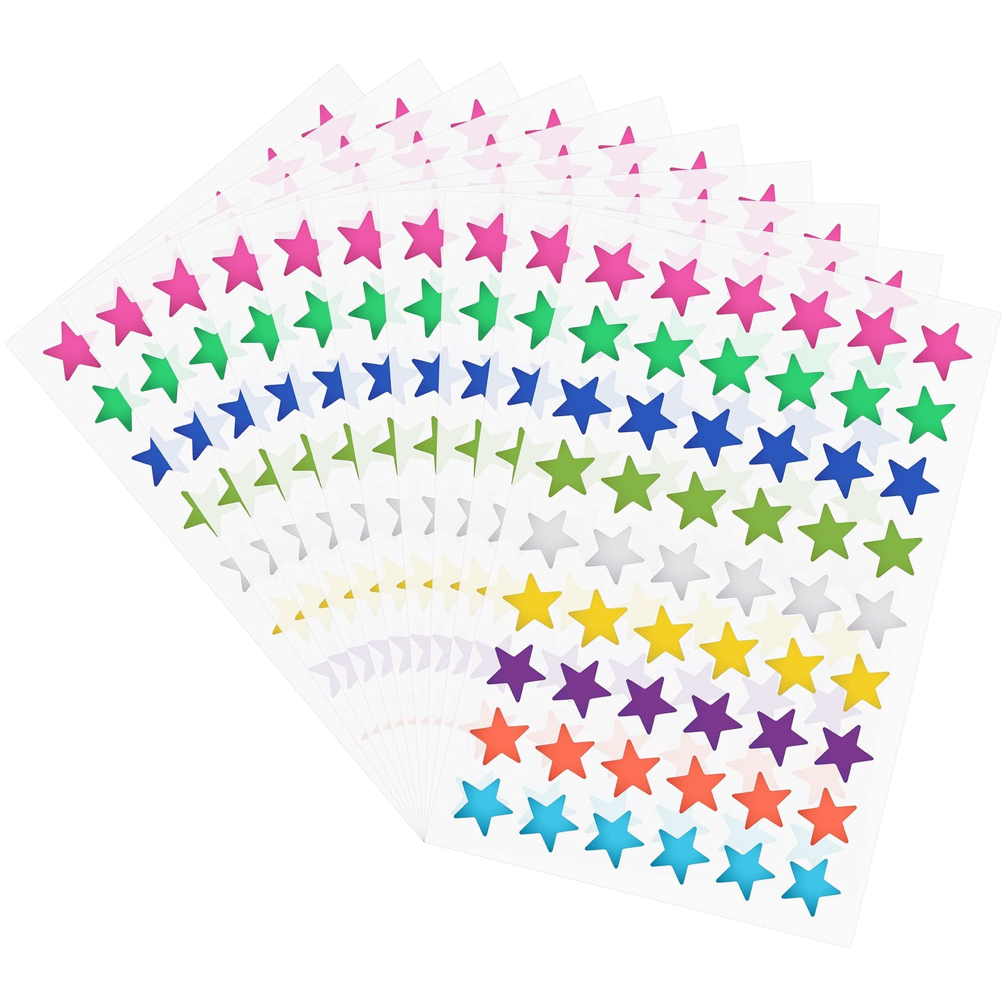 Hybsk 540 Counts Small Gold Star Stickers for Kids Reward 0.5 Inch Metallic Foil Teacher Star Labels