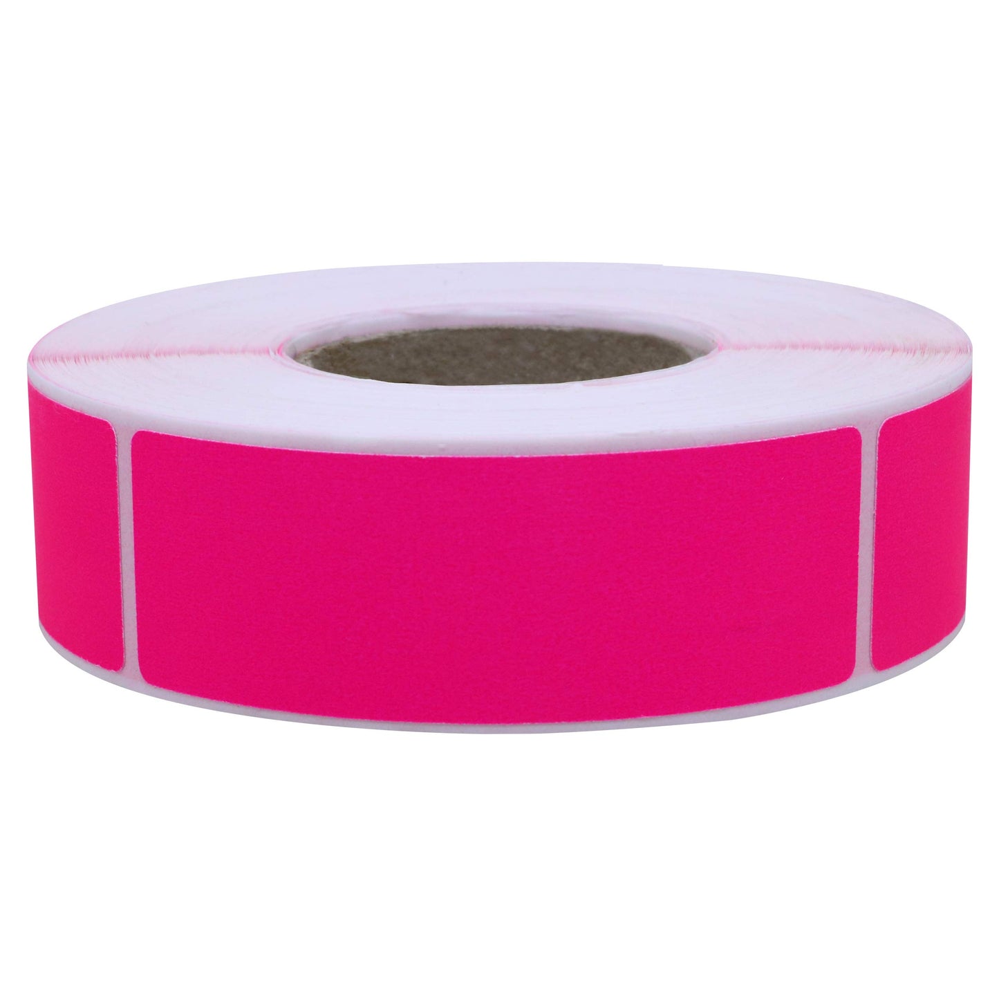 Hybsk 1x3 Inch Color-Code Labels White Gloss Sticker Rectangle 500 Labels Per Roll