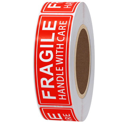 Hybsk Please Handle with Care Fragile Stickers Warning Labels for Shipping Packing Thank You Total 100 Labels Per Roll