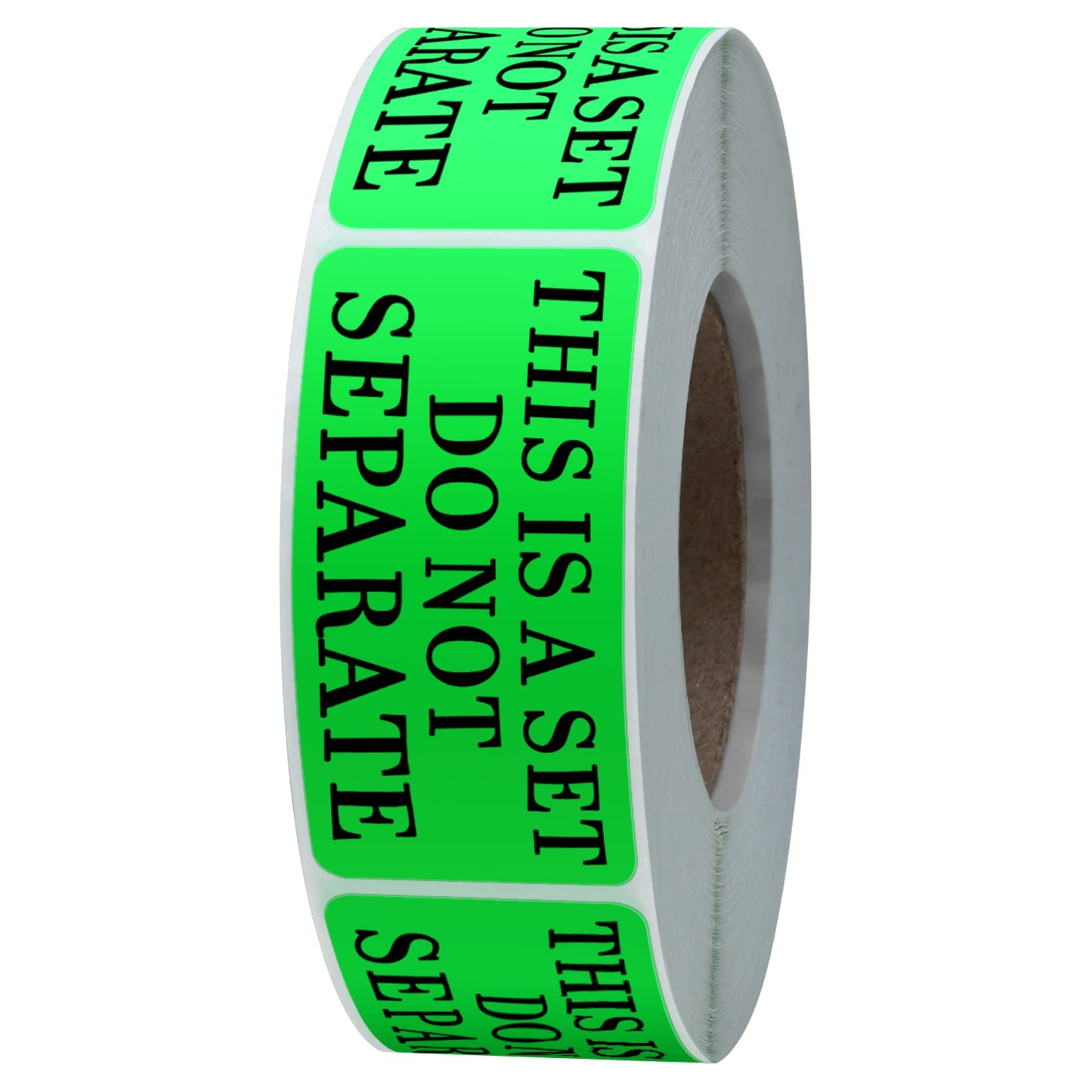 Hybsk 1" x 2" Fluorescent Red This is a Set Do Not Separate Labels, Quantity Discounts,Sold As Set Labels, Shipping Labels,Total 500 Per Roll