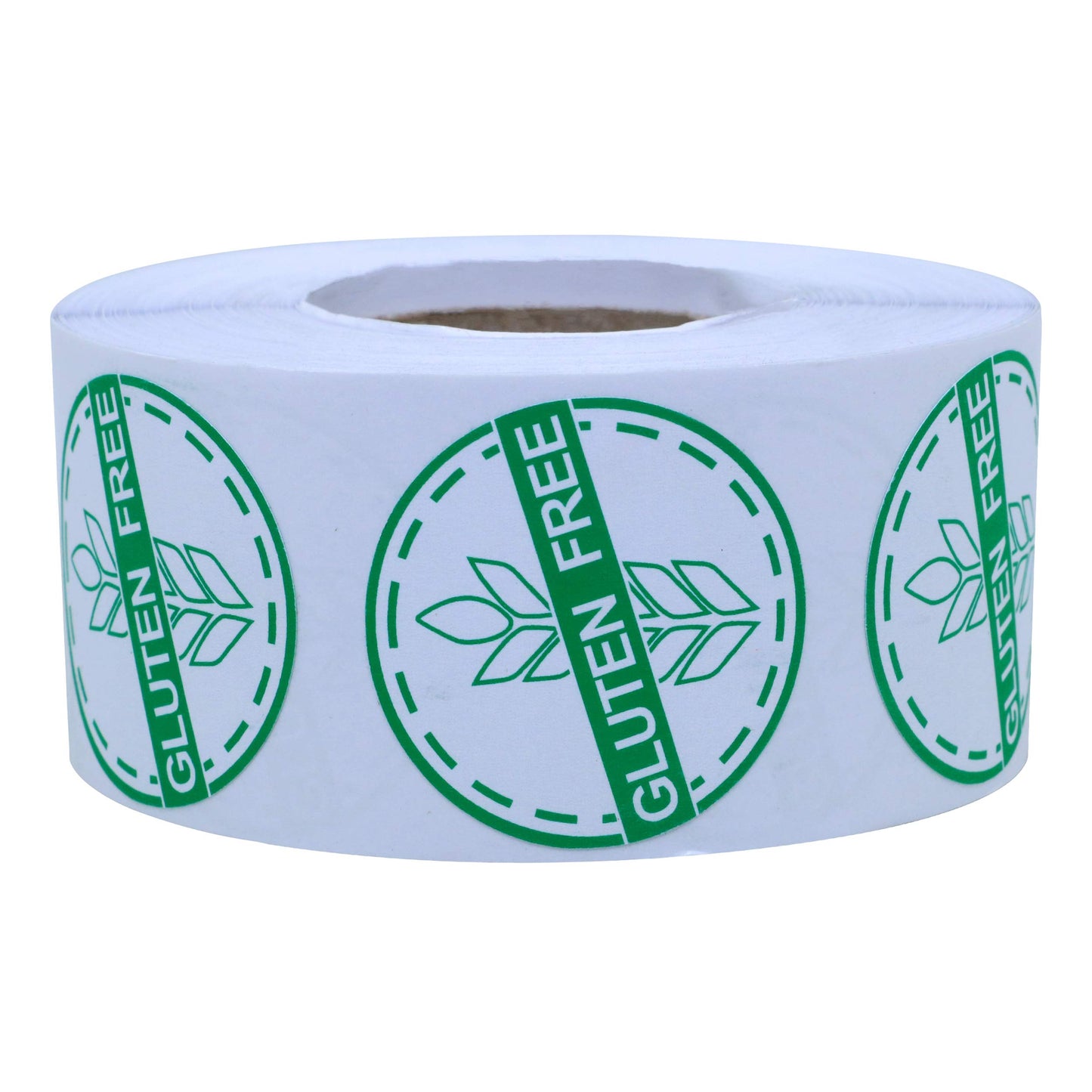 Hybsk Gluten Free Food Rotation Circle Stickers, 1.5 Inches Round, 500 Labels on a Roll