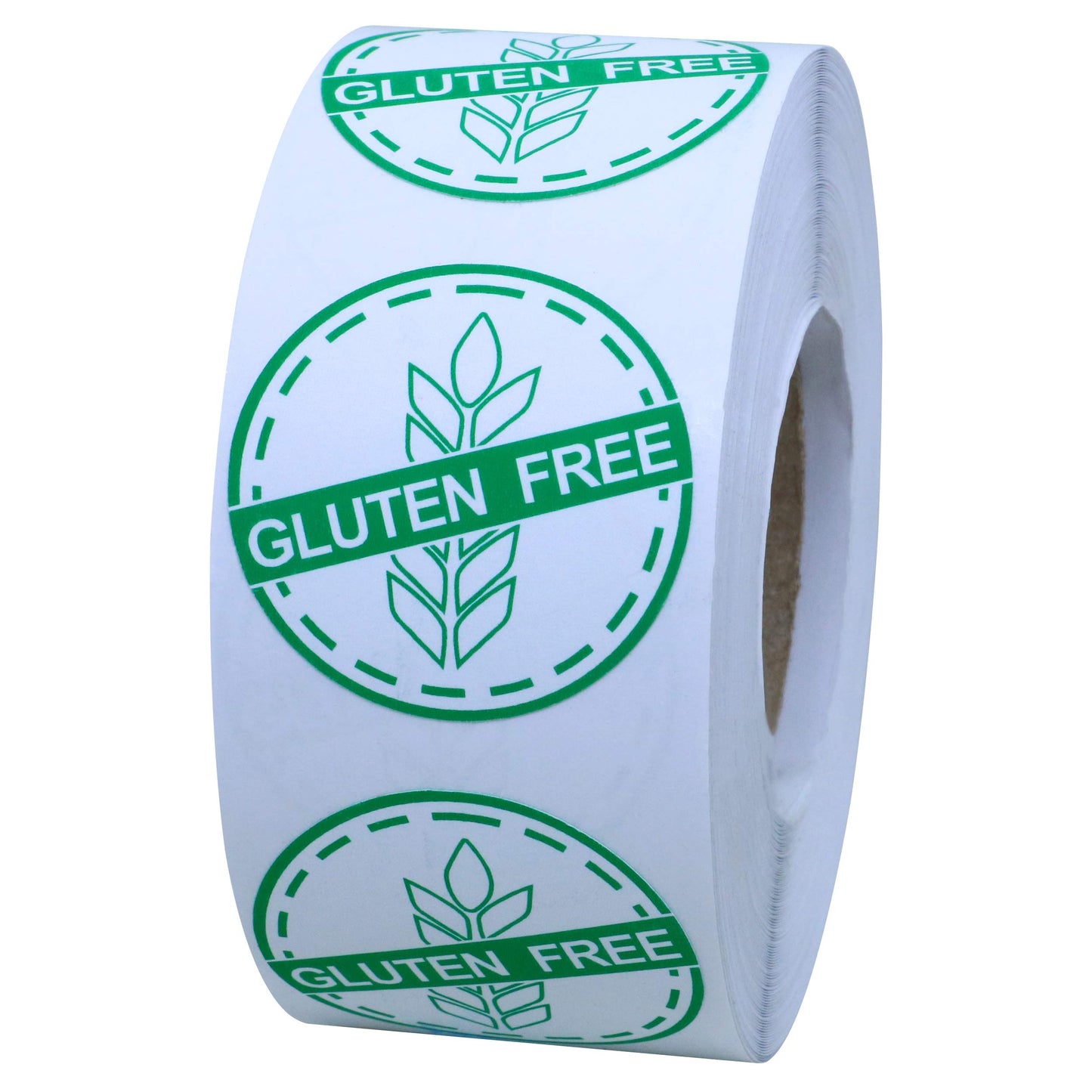 Hybsk Gluten Free Food Rotation Circle Stickers, 1.5 Inches Round, 500 Labels on a Roll