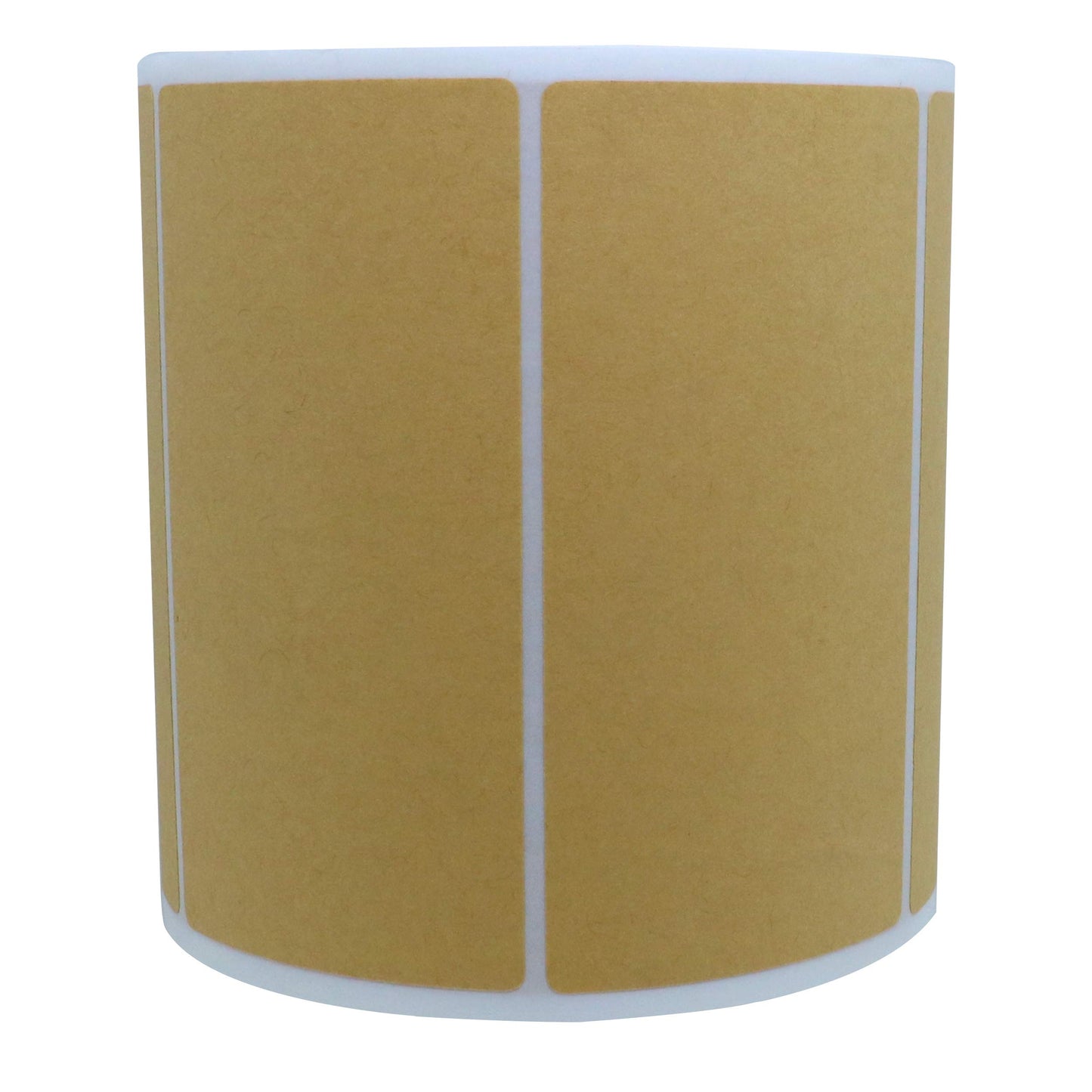 Hybsk 2x4 inch Rectangle Kraft Paper Stickers Packaging Sealing Total 200 Labels Per Roll