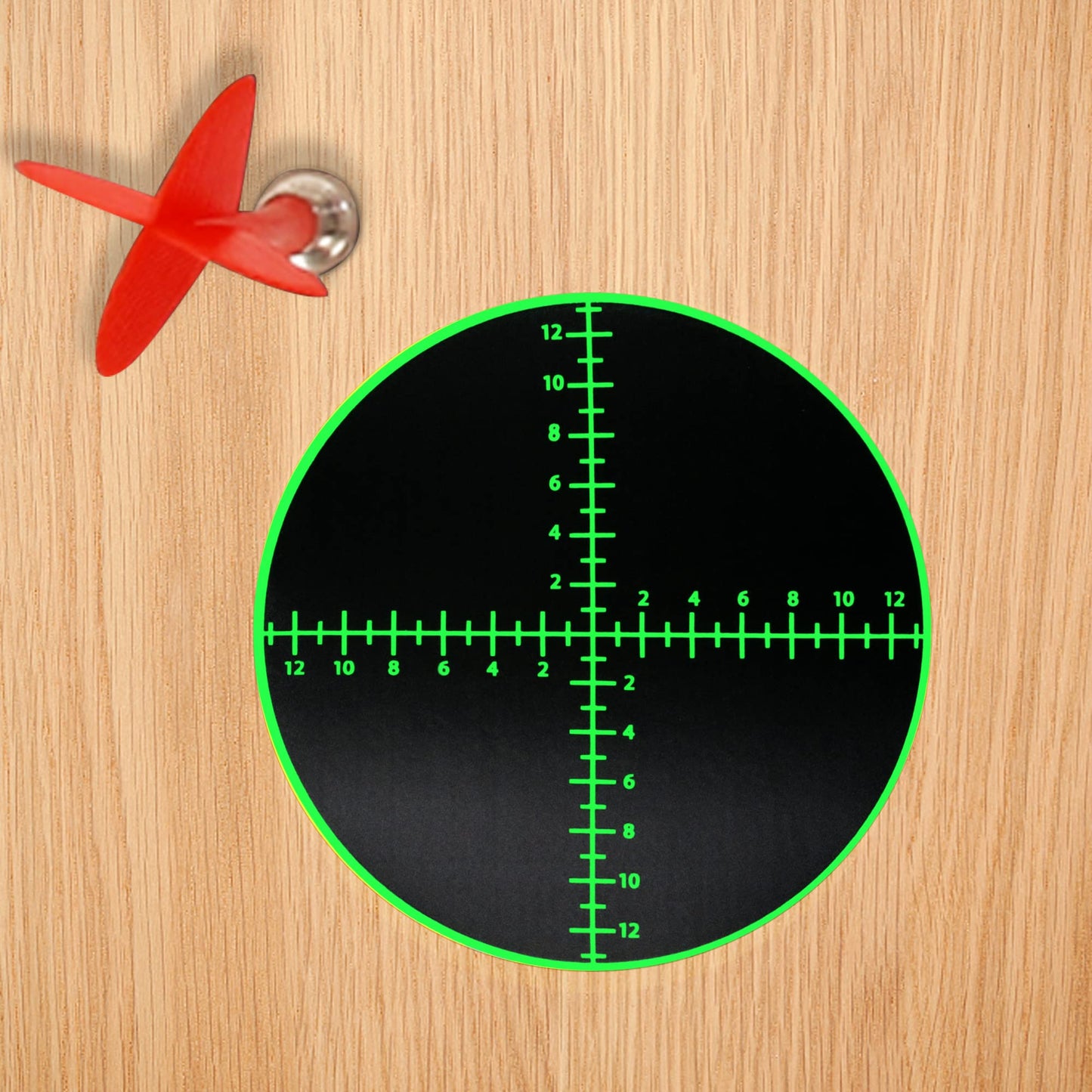 Hybsk Splatter Target Stickers 3 inch Reactive Targets for Shooting with Fluorescent Green Impact, Shooting Targets for BB Pellet Airsoft Guns