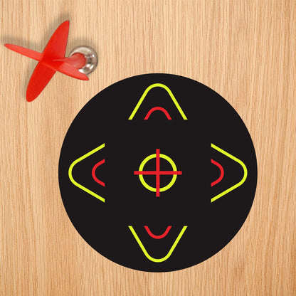 Hybsk 3 inch Splatter Target Stickers Reactive Targets for Shooting with Fluorescent Yellow Impact, Shooting Targets for BB Pellet Airsoft Guns