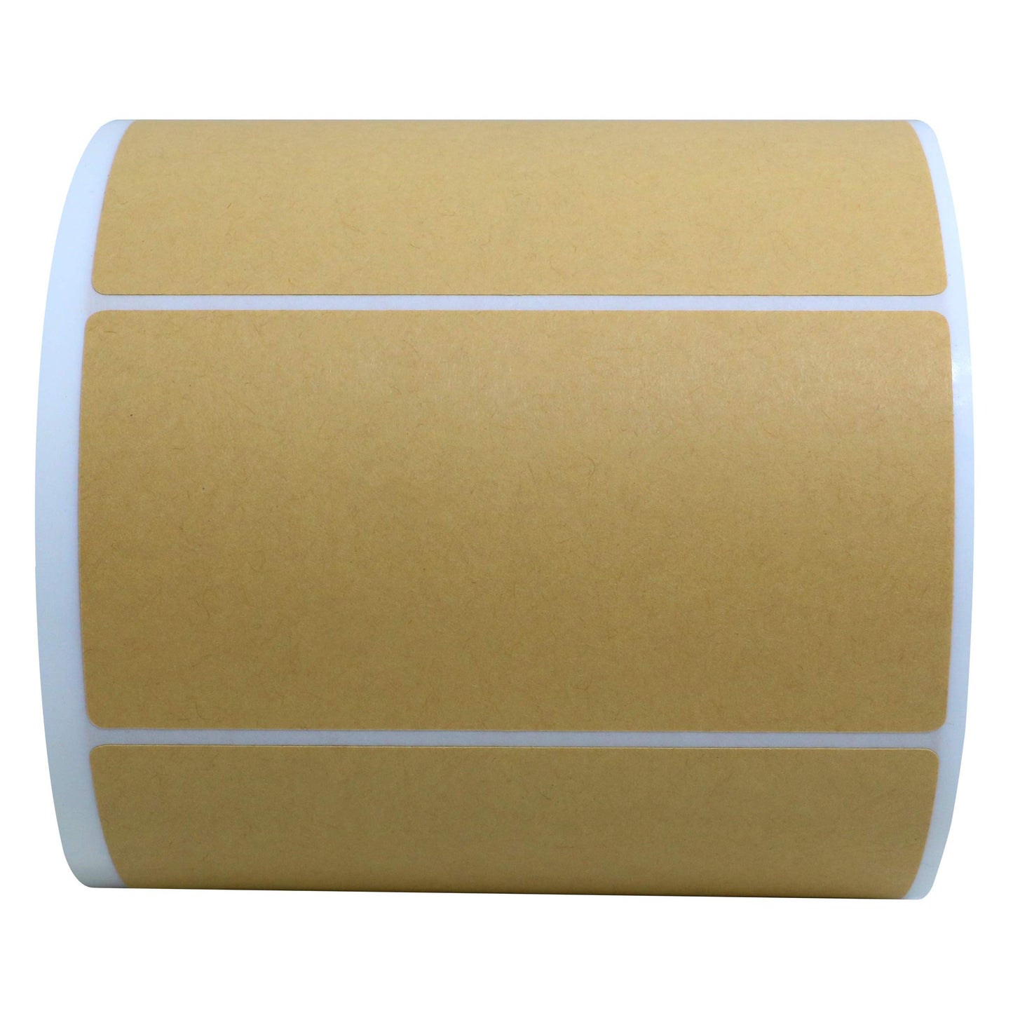 Hybsk 2x4 inch Rectangle Kraft Paper Stickers Packaging Sealing Total 200 Labels Per Roll